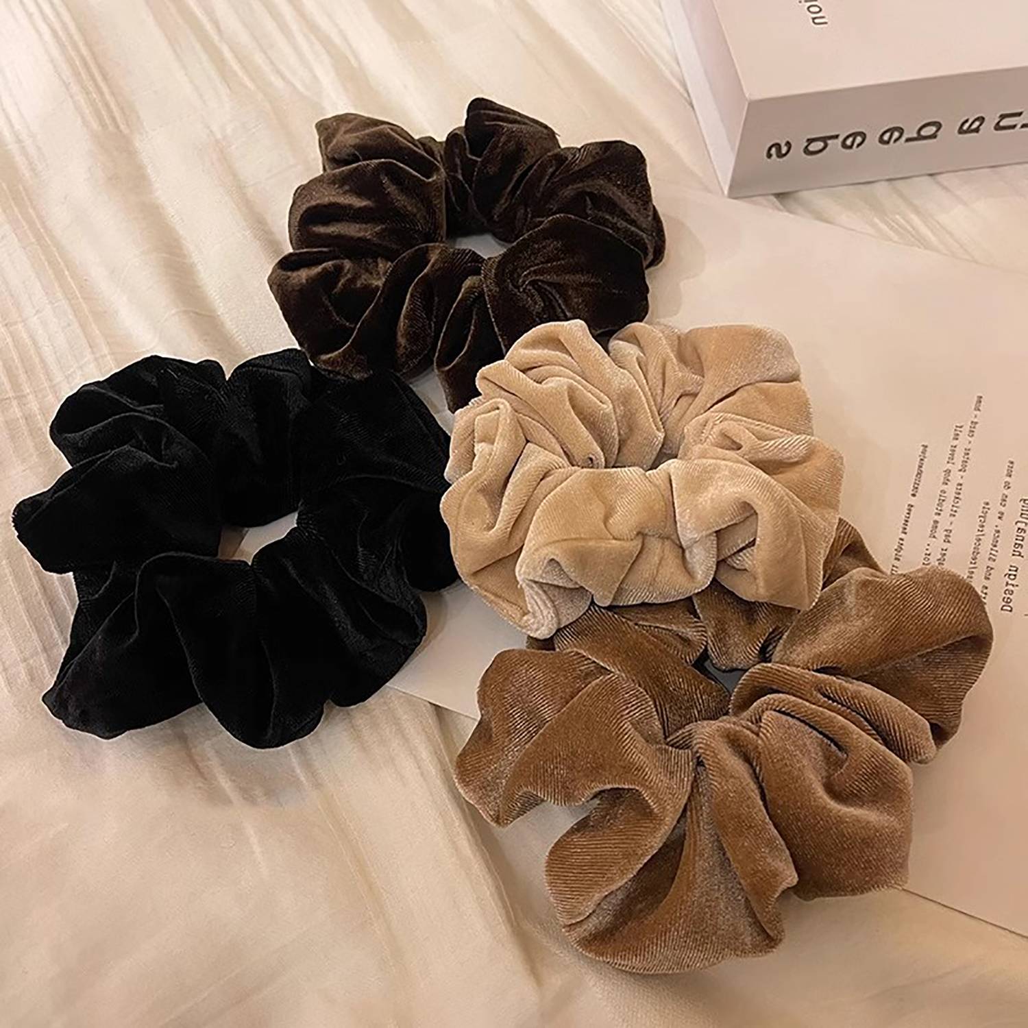 Velvet Vintage Hairband Elastic 4
