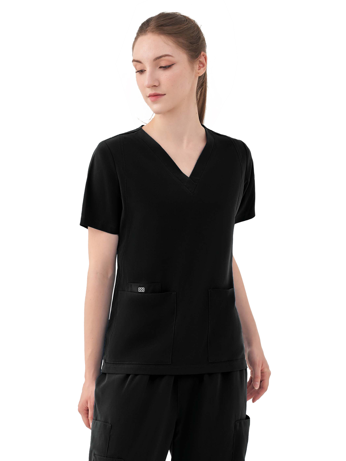 Parkley Quantum - Women's Five-Pocket AURORA V-Neck Top 1