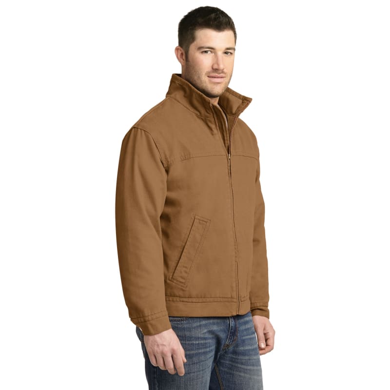 CornerStone Washed Duck Cloth Flannel-Lined Work Jacket. 16