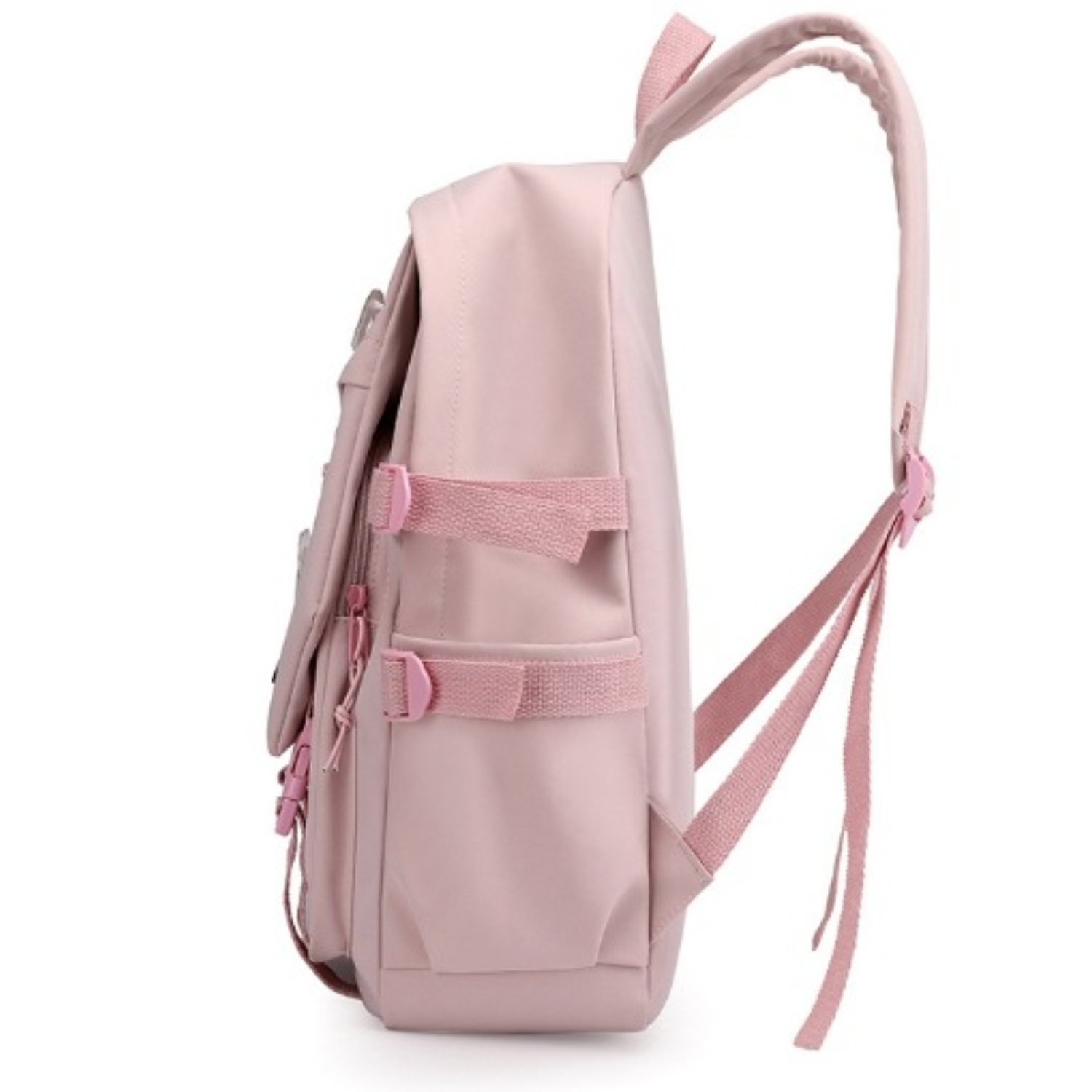 Water-Resistant Polyester Multi-Pocket Backpack 9