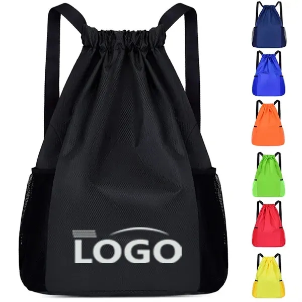 Oxford Fabric Drawstring Sports Backpack 3