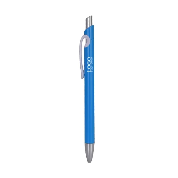 Solid Plastic Ballpoint Click Pen 8