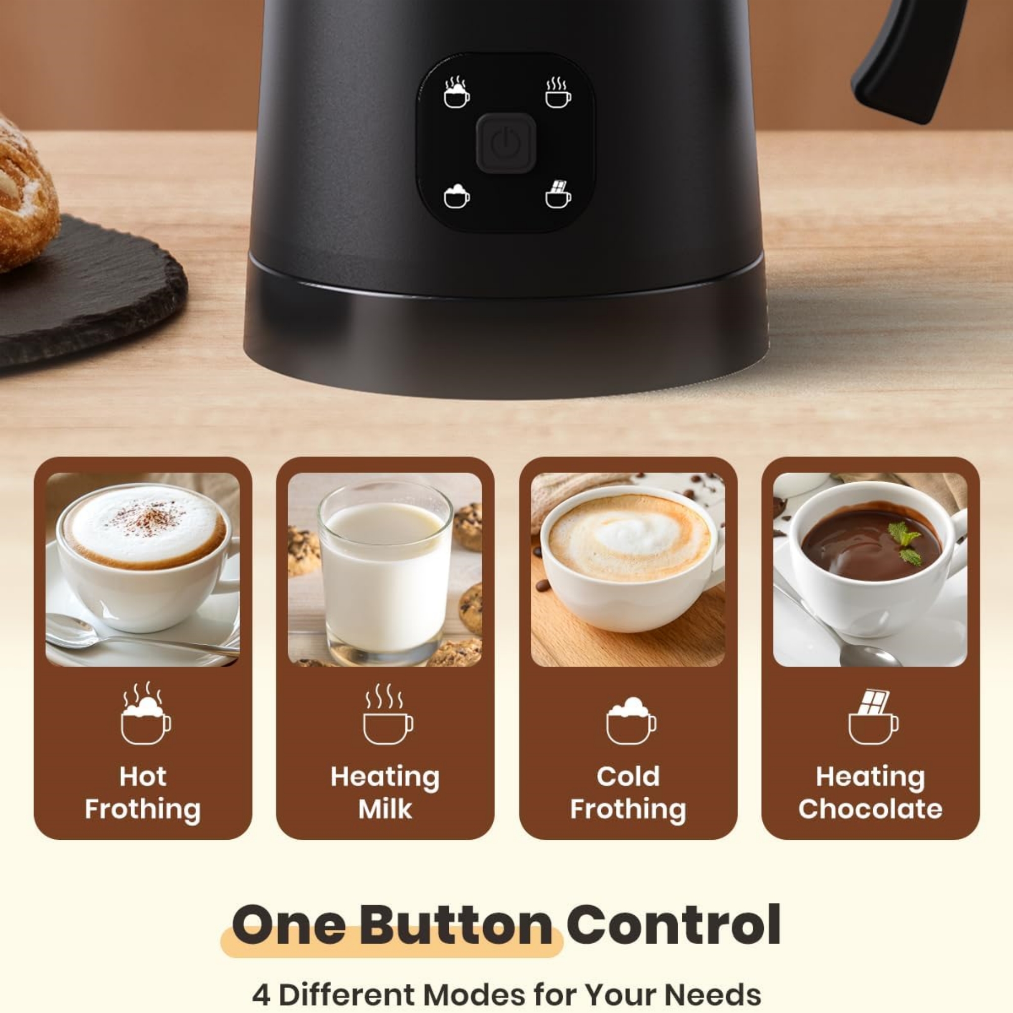 4 in 1 Multi-Functional Milk And Coffee Frother 3