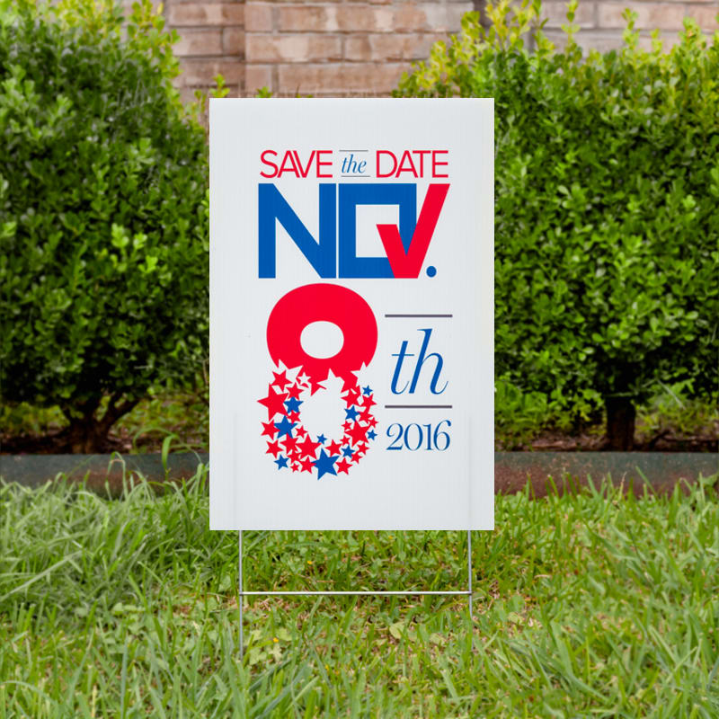 Custom 18" X 12" Vertical Yard Signs 2