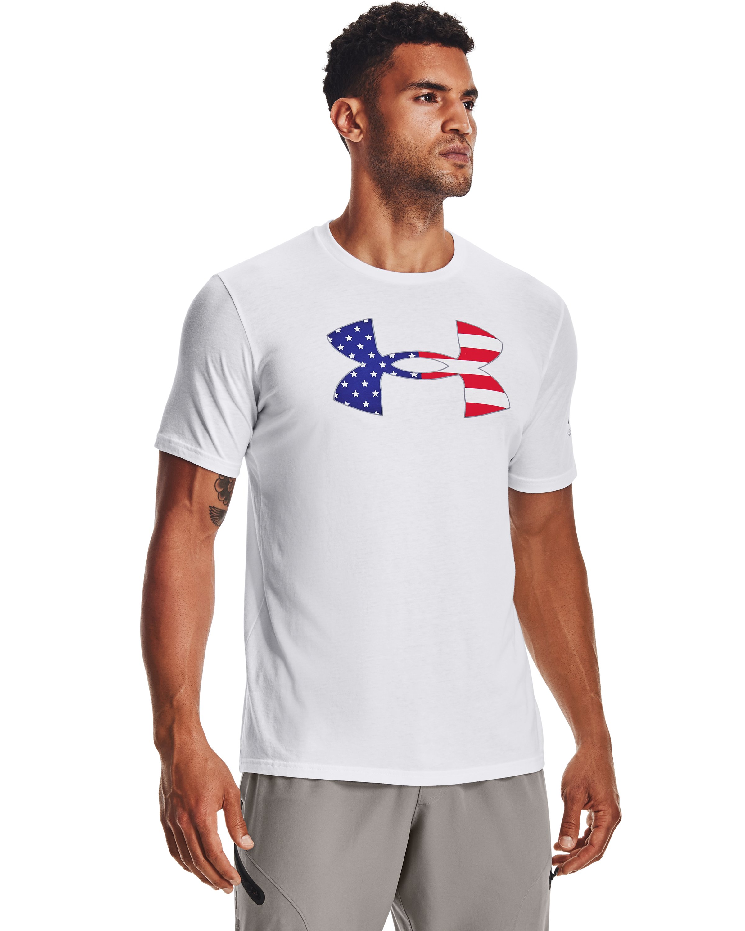 Men's UA Freedom Big Flag Logo T-Shirt  1