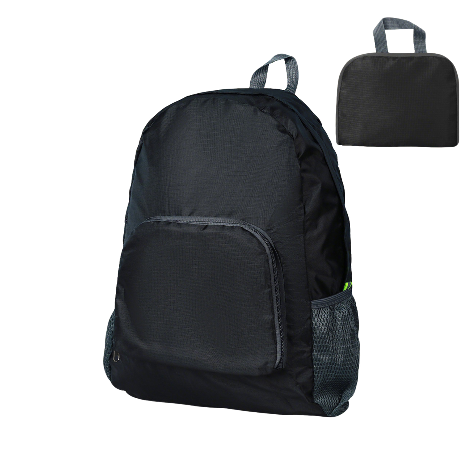 210D Ripstop Foldable Travel Backpack 12" Length x 6.5" Width x 16.5" Height 11