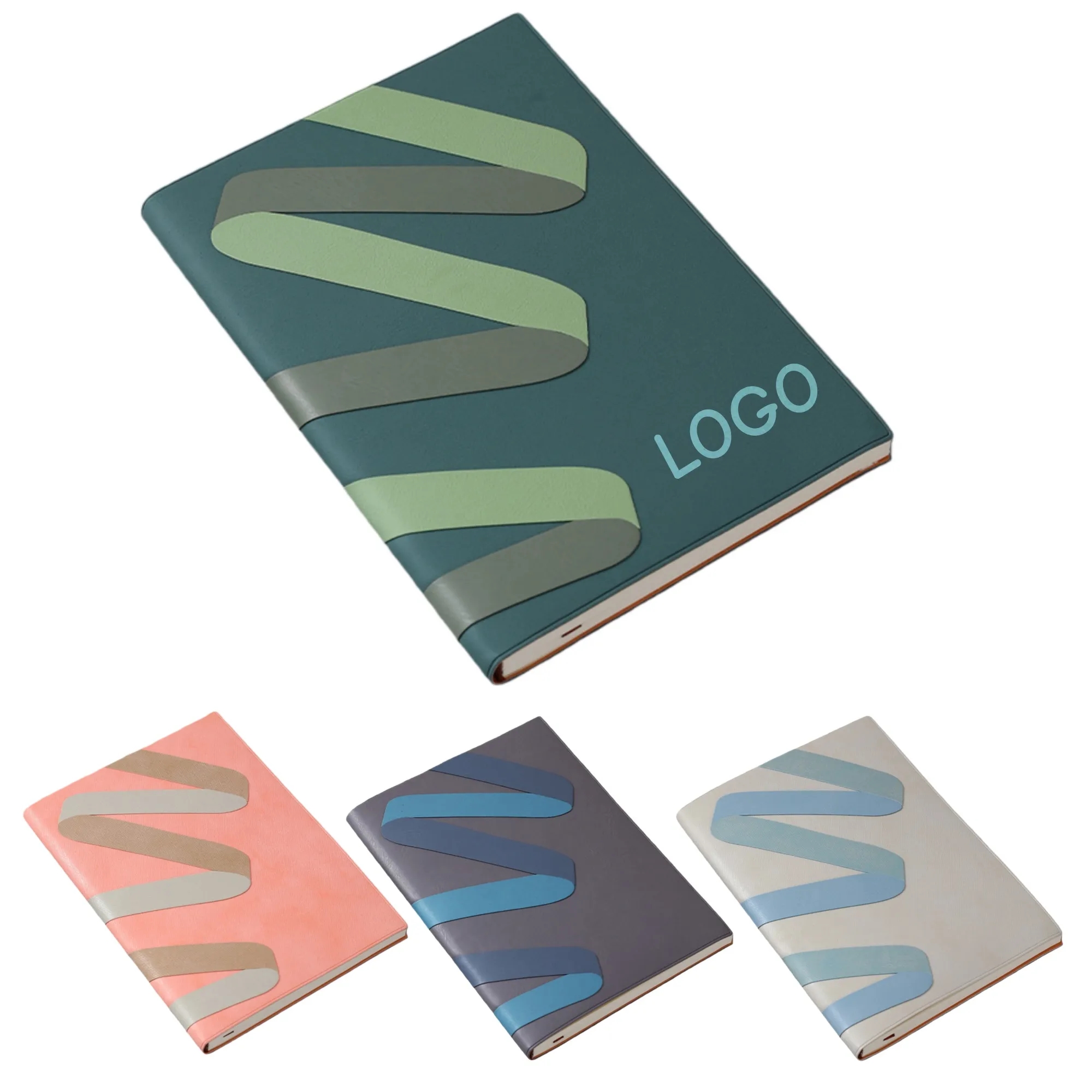 A5 Colorful Line Art Notebook Custom Logo
