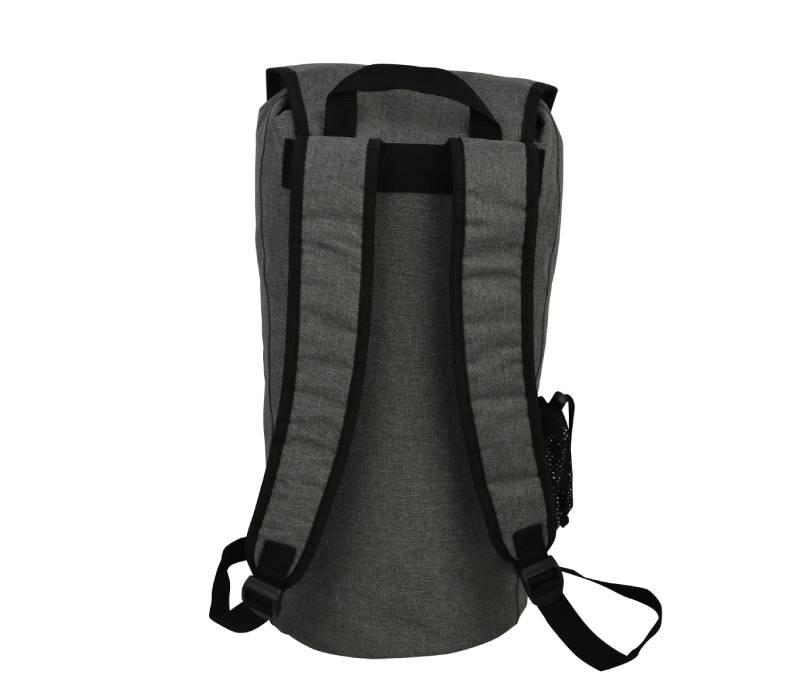 Gray Waterproof Sport Bag with Outer Zipper 4