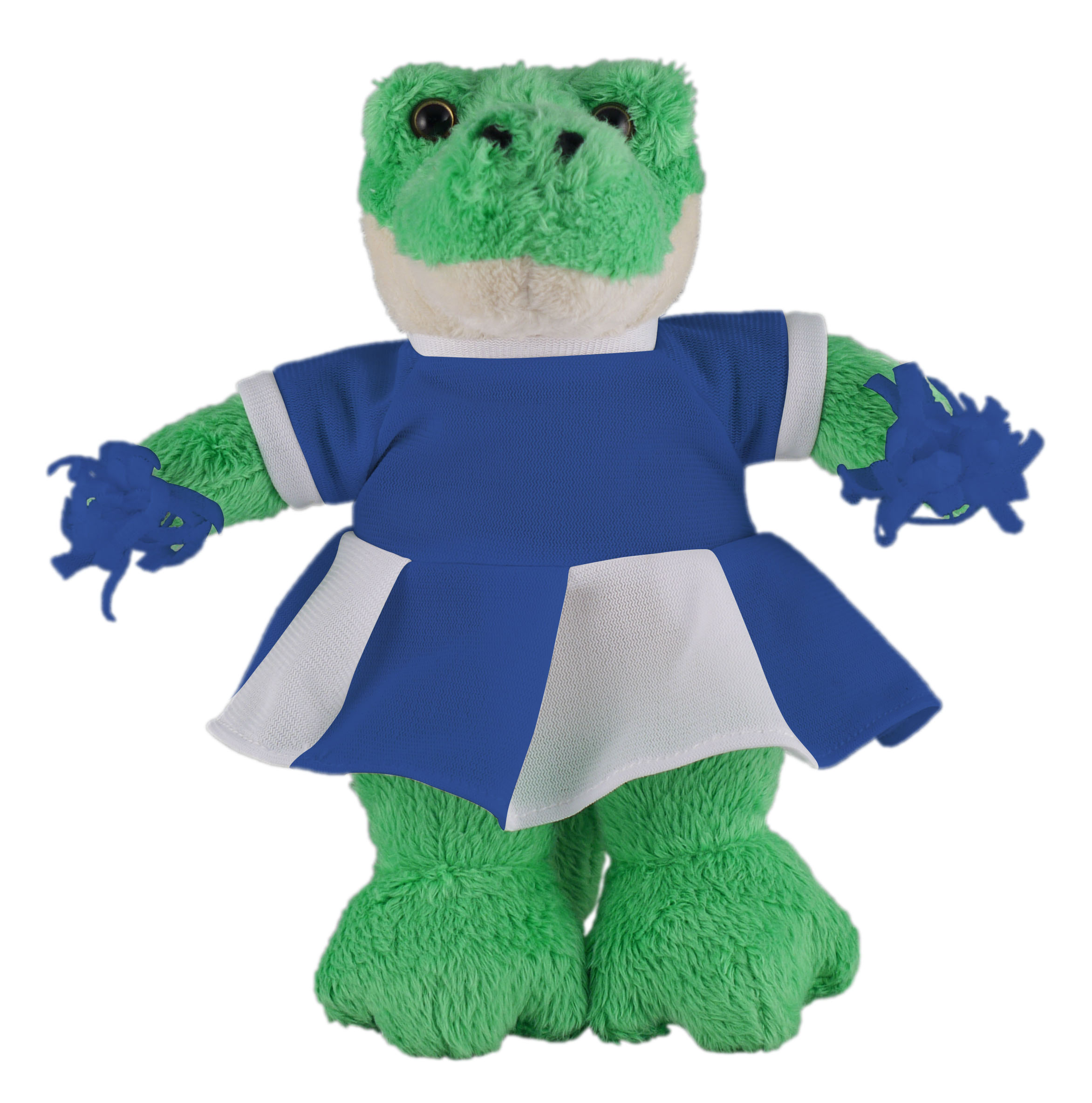 Soft Plush Stuffed Alligator with Cheerleader Outfit 3