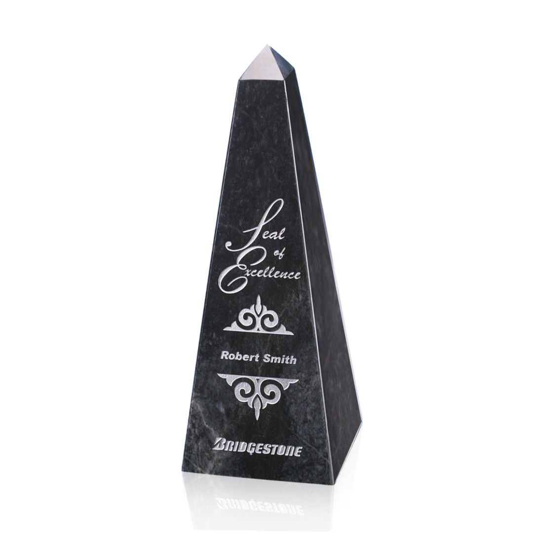 Marble Obelisk Award - Black 7
