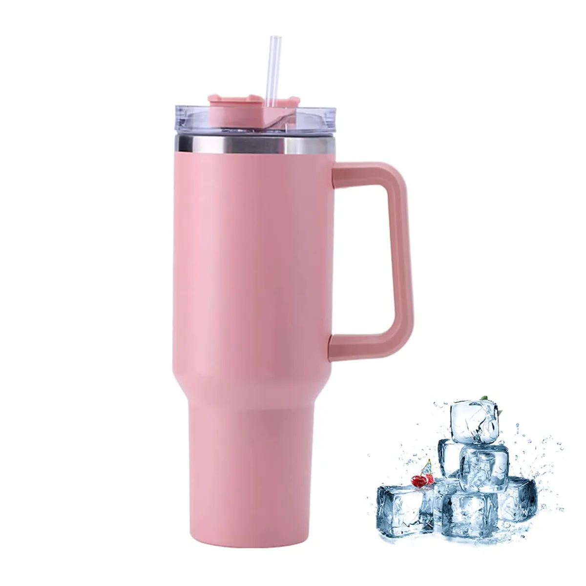 40 oz Tumbler Insulated Stainless Steel Mug Water Bottle 2