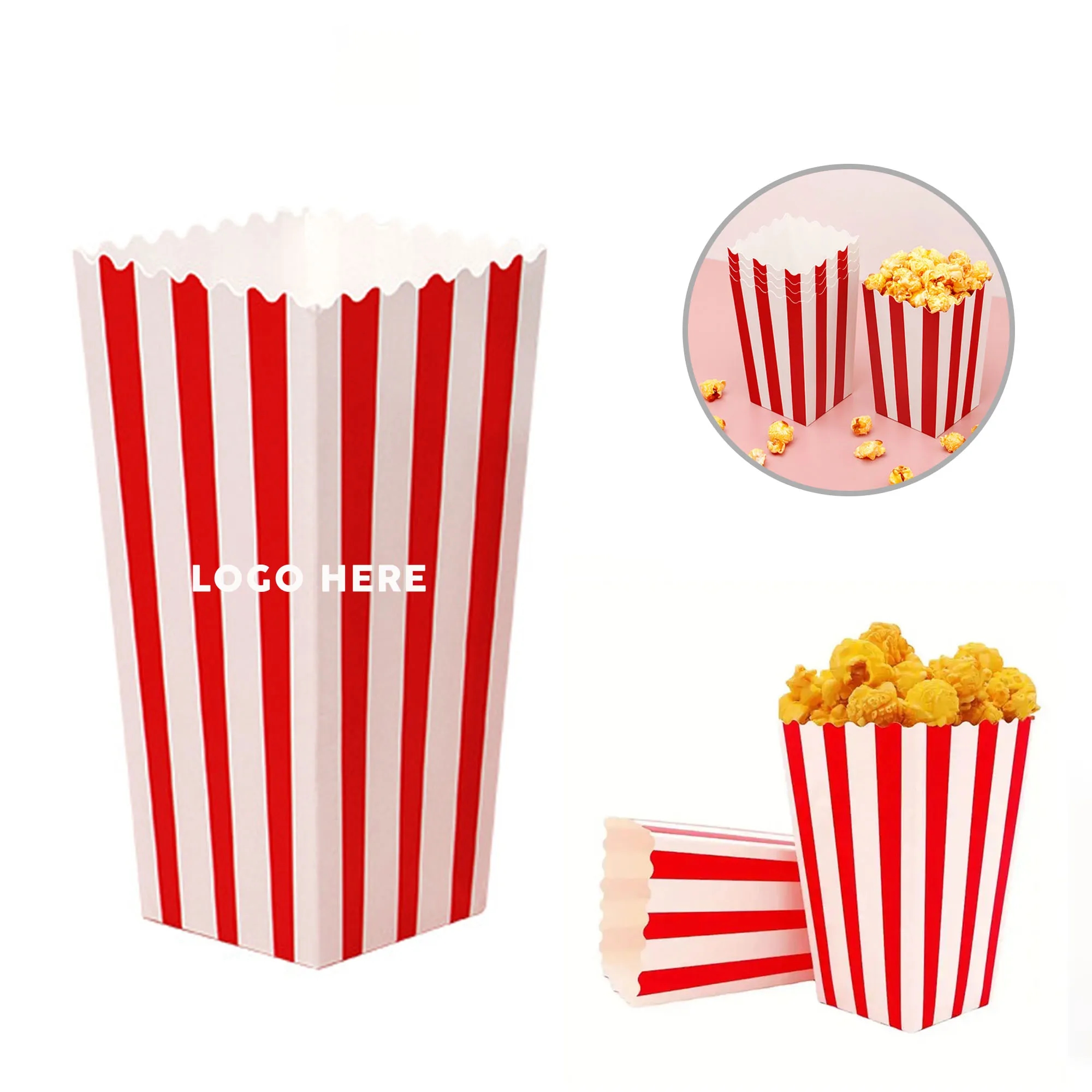 Paper Popcorn Buckets 2