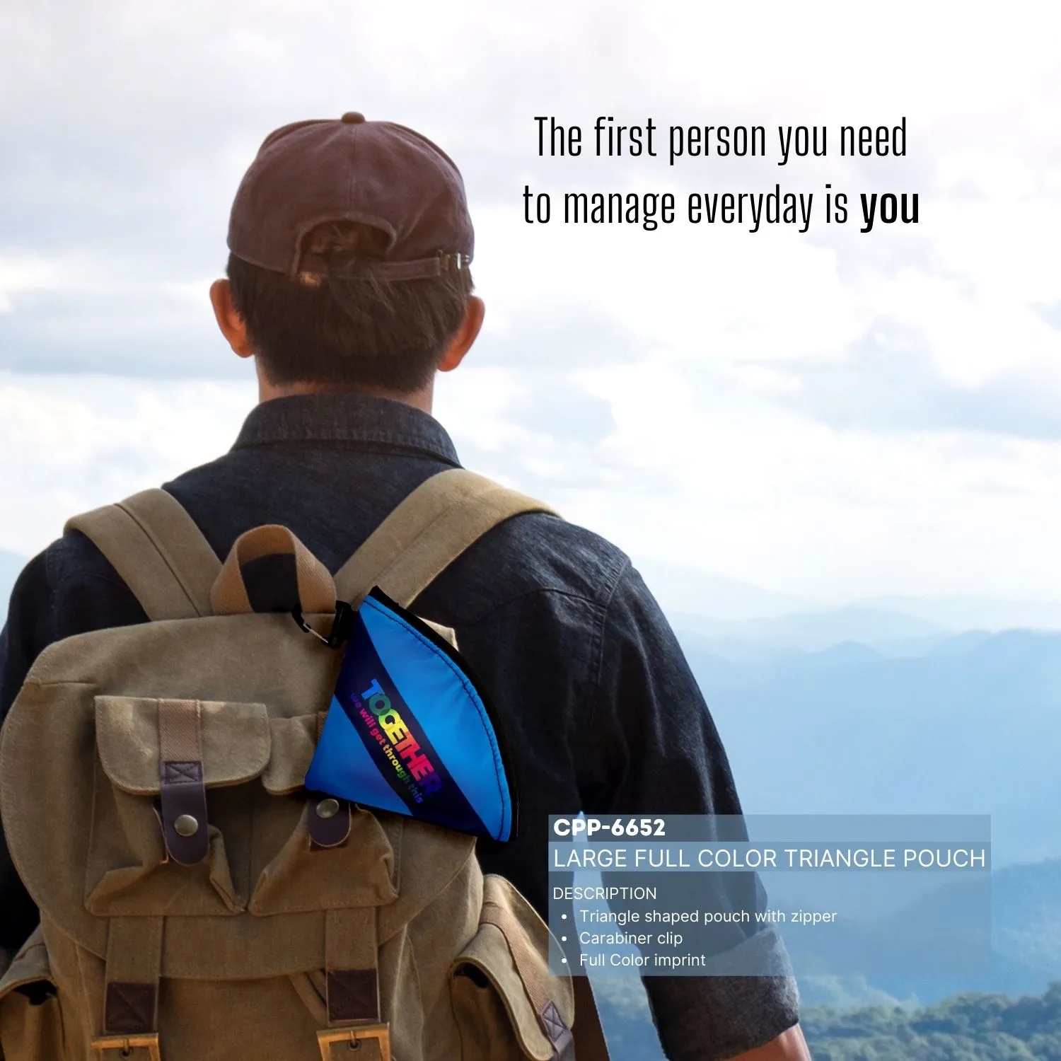 Large Full Color Triangle Pouch 1