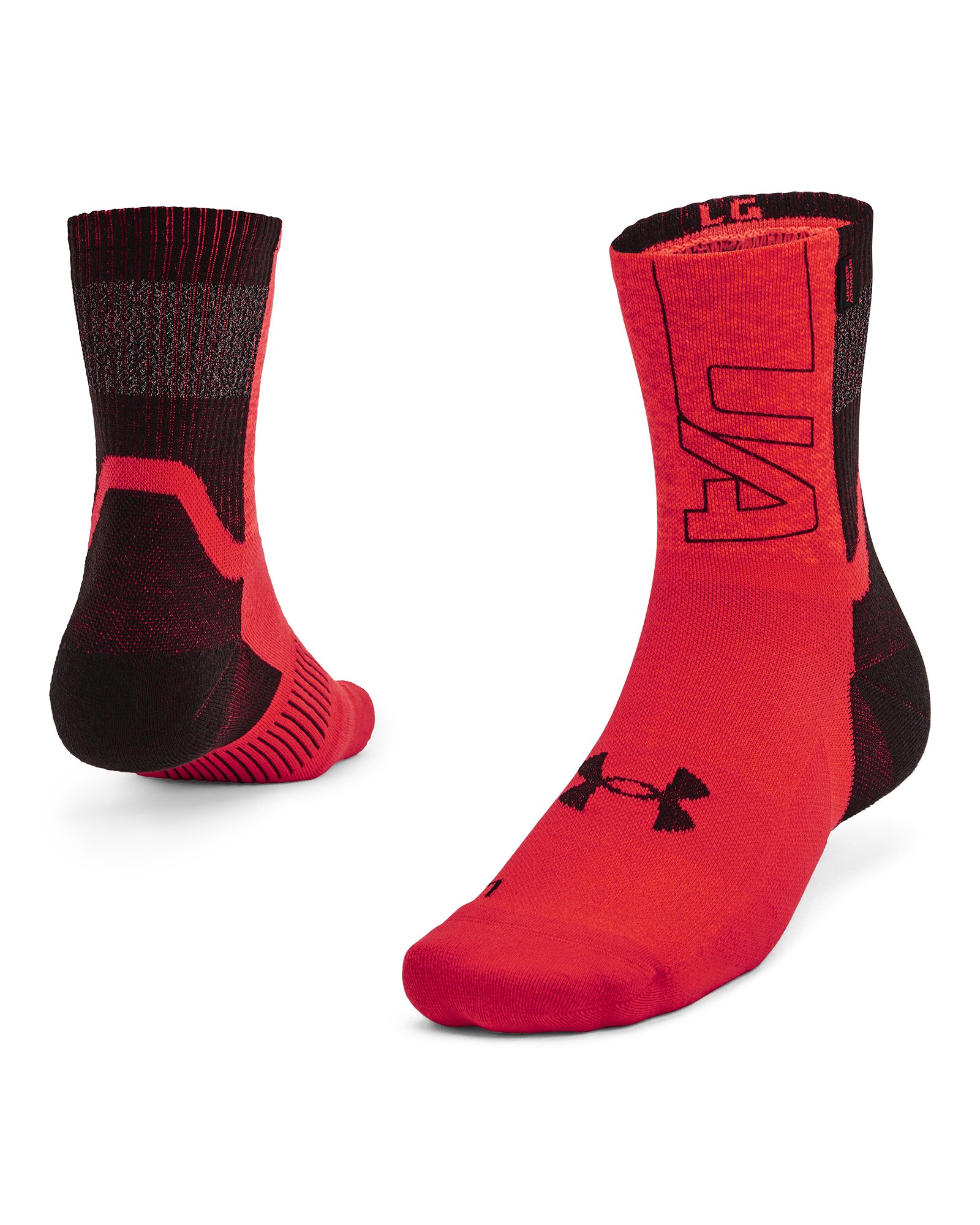 UA ArmourDry Run Unisex Crew Socks 2