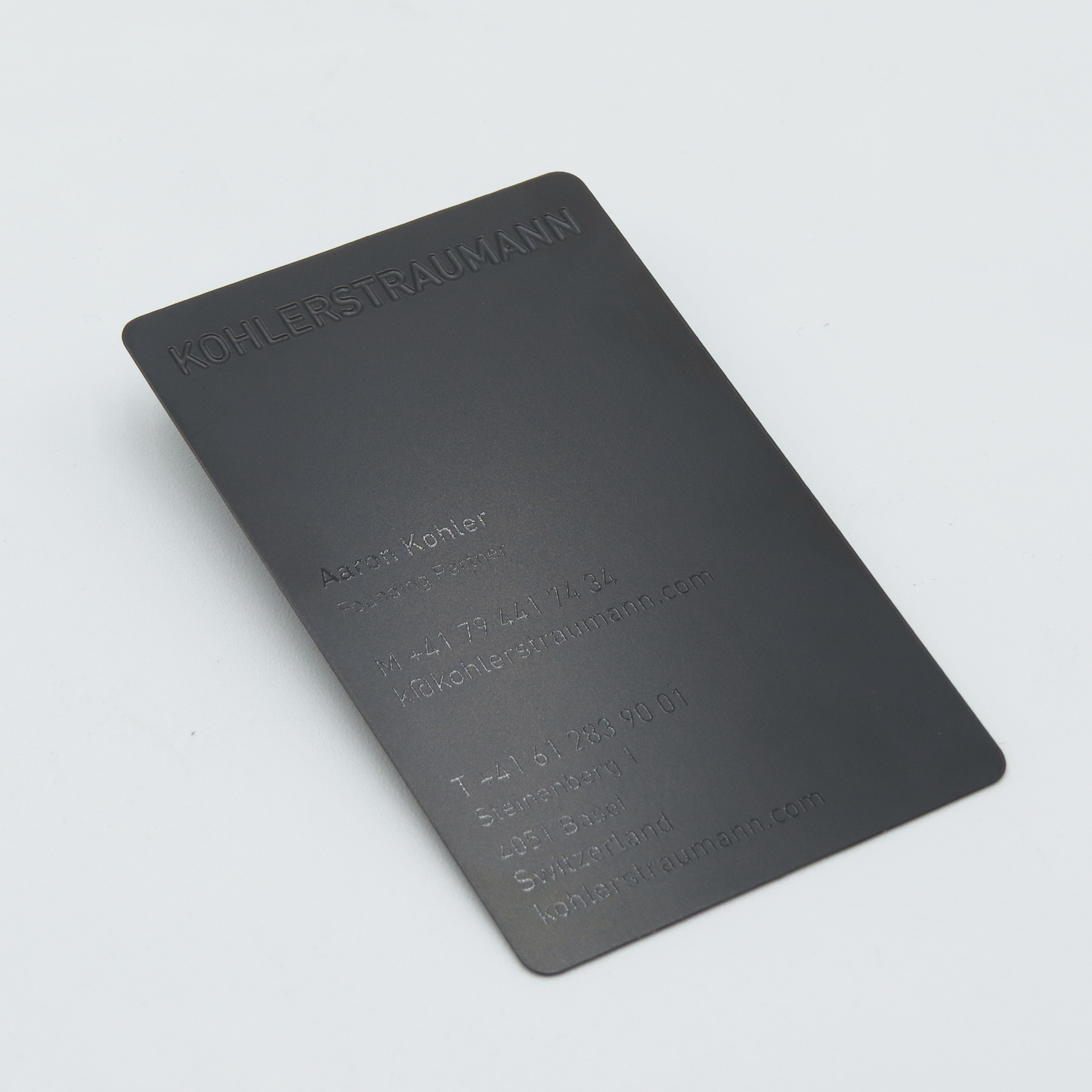 Metal Executive Cards 19