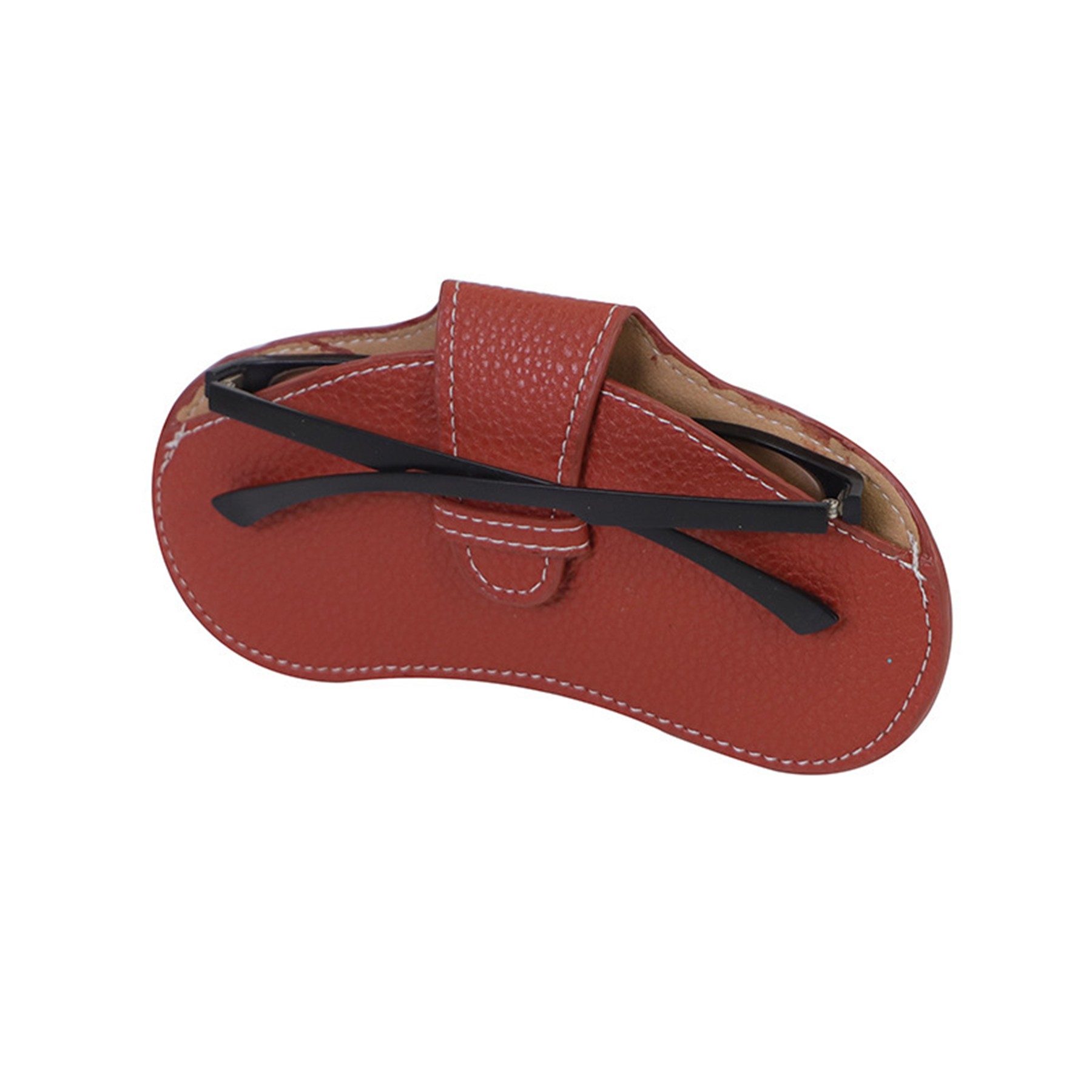 Glasses Case Leather Fashionable Portable Sunglasses Case Bag 1