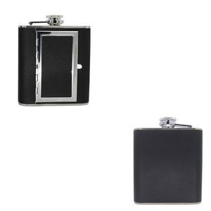 Oil Tank Shaped 5oz Stainless Steel Flask With Handle, custom water bottle with logo imprint 7