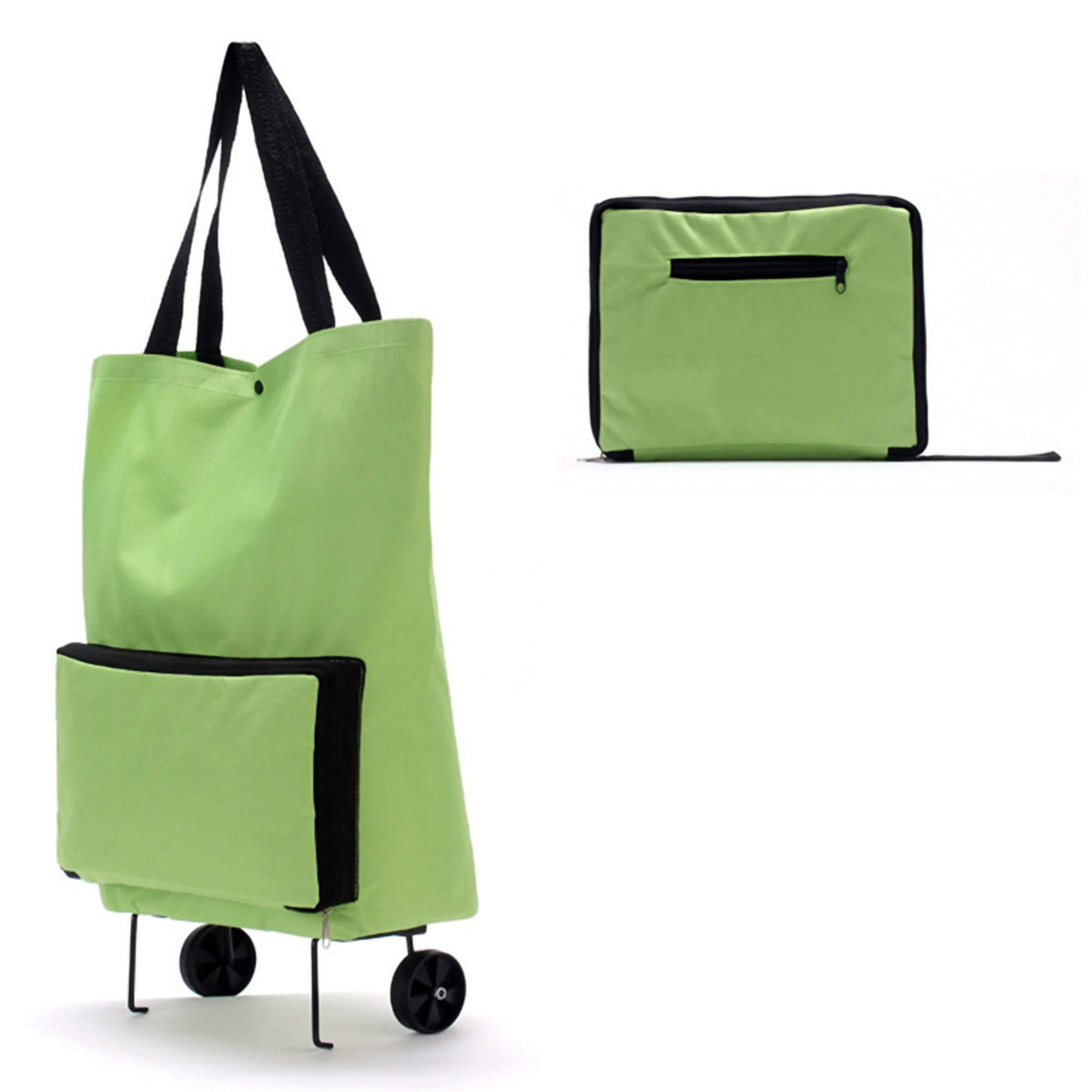 Convertible Shoulder and Rolling Shopping Bag 3