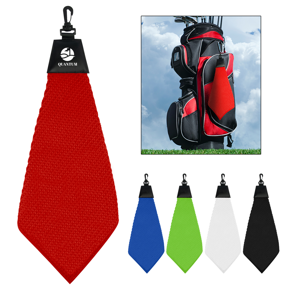 Grip Dry Waffle Golf Towel 7