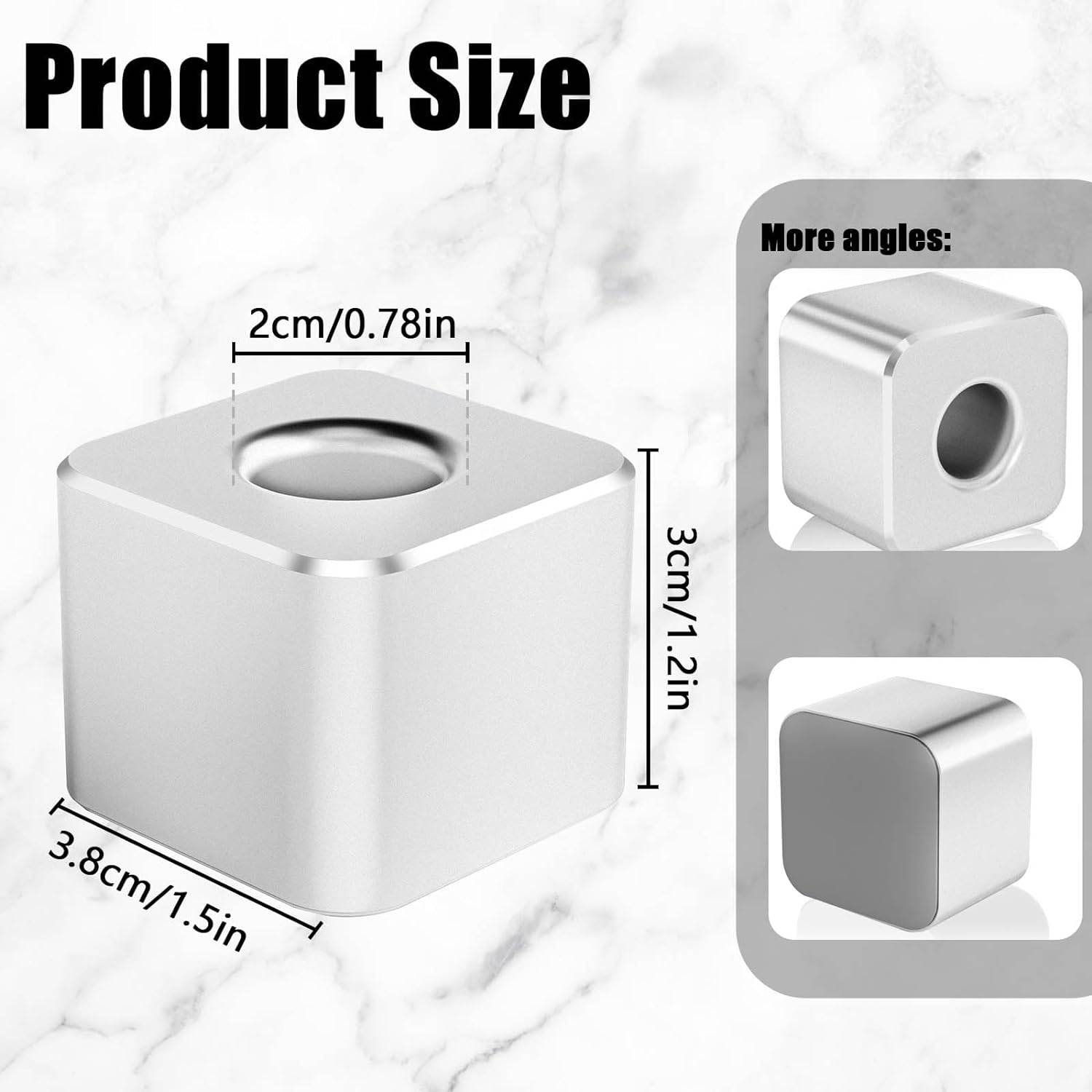 Metal Square Aluminum Pen Holder 3