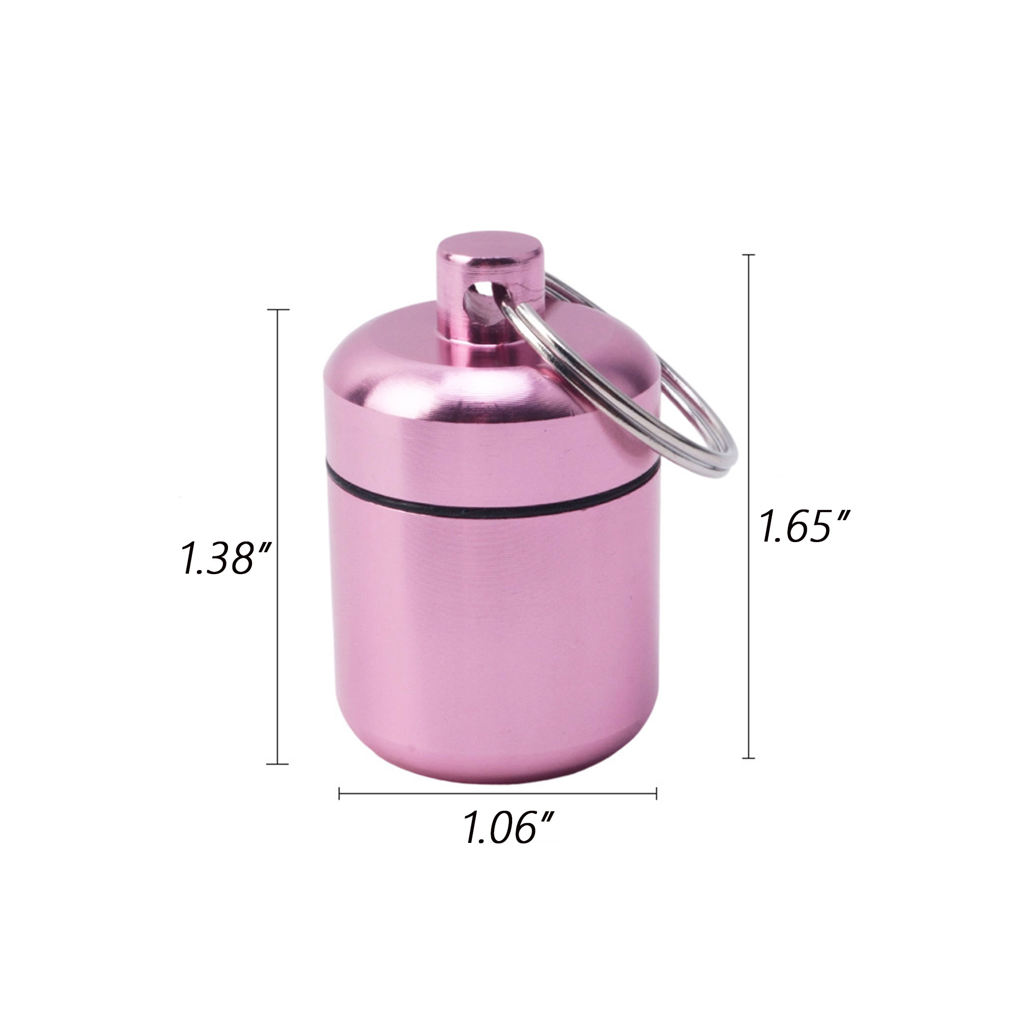 Mini Waterproof Pill Holder Keychain 3