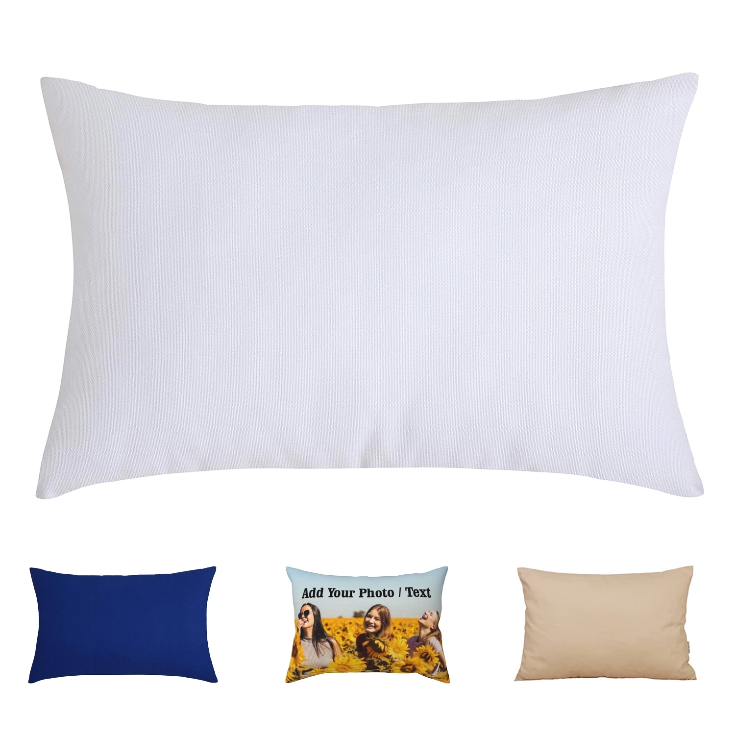 Custom 17.7" X 17.7" Full Color Cushion Cover With Zipper 2