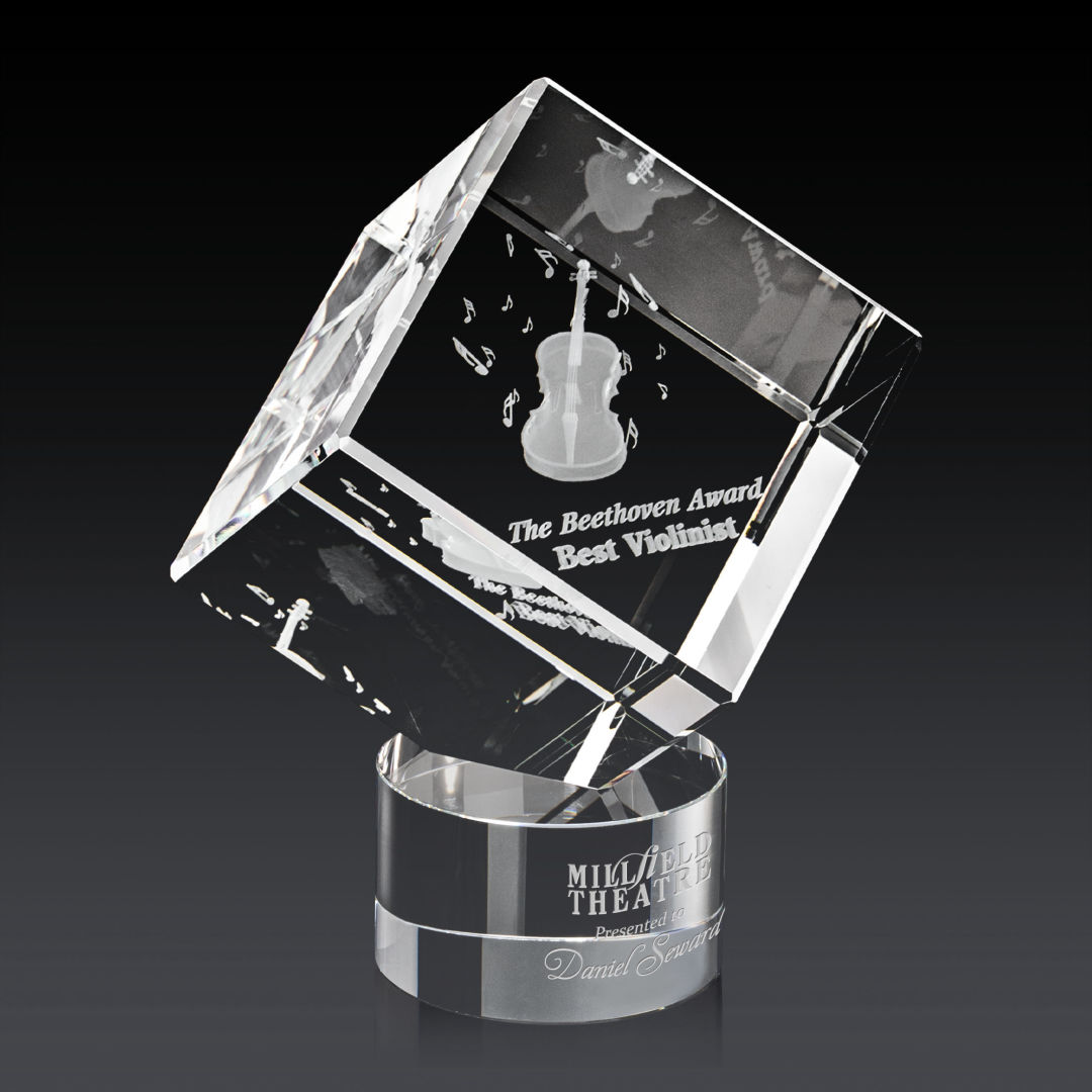 Burrill 3D Award on Marvel Base - Clear 2