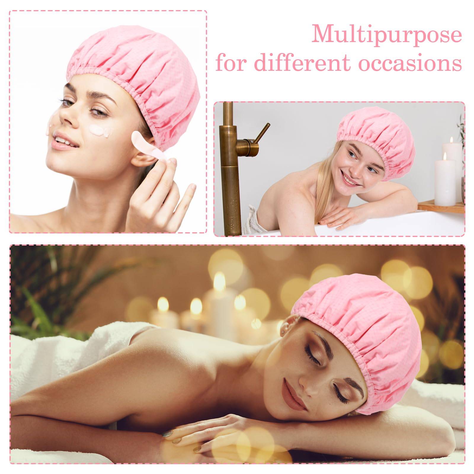 Luxury Waterproof Shower Cap - Hair Protection Essential 4