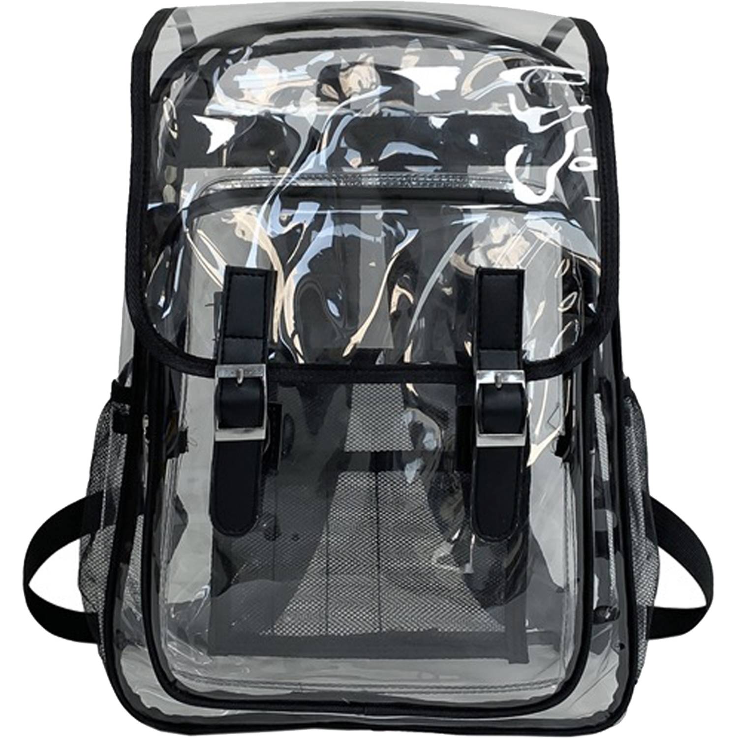 Waterproof PVC Clear Flip Top Backpack 8