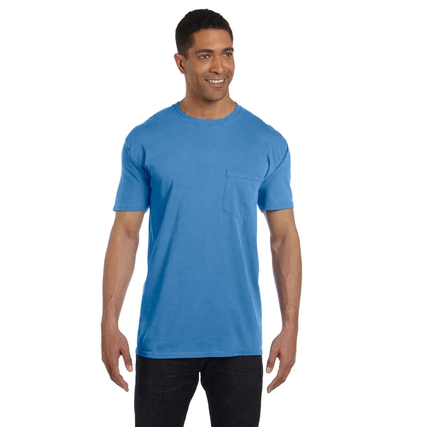 COMFORT COLORS ADULT HEAVYWEIGHT 6.1 OZ. POCKET T-SHIRT 125