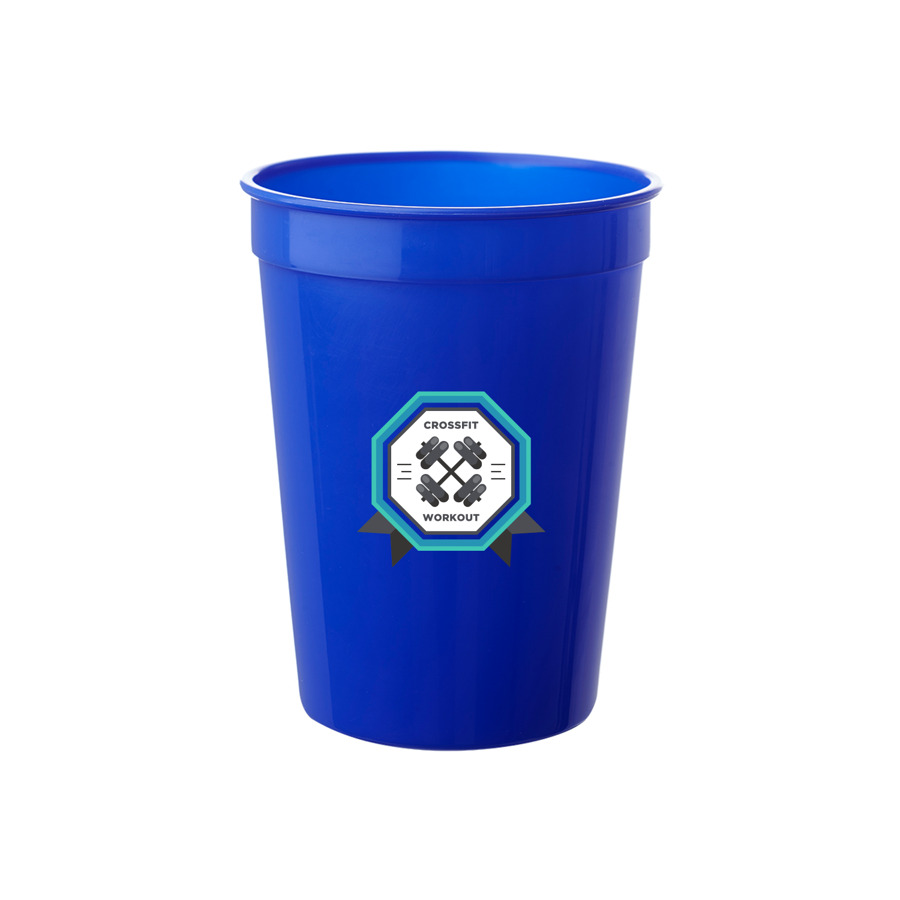 Plastic Stadium Cups 12 oz. 24