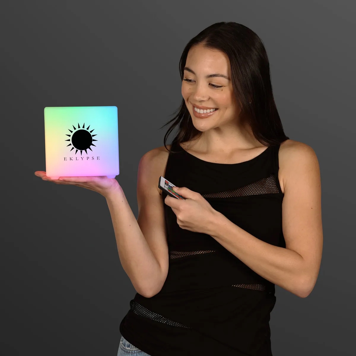 6" Mid-Size Light Cube, Remote Controlled Decor 2