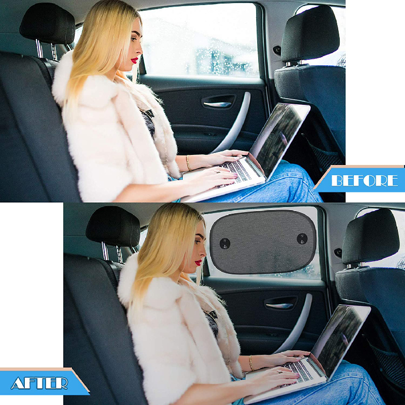 Polyester Mesh Car Sun Shade Set 3