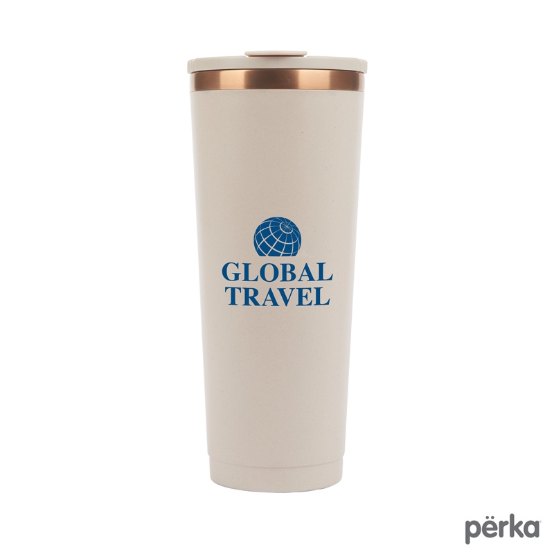 Perka® Barbarossa 24 oz. Recycled Steel and Coffee Grounds Tumbler 8