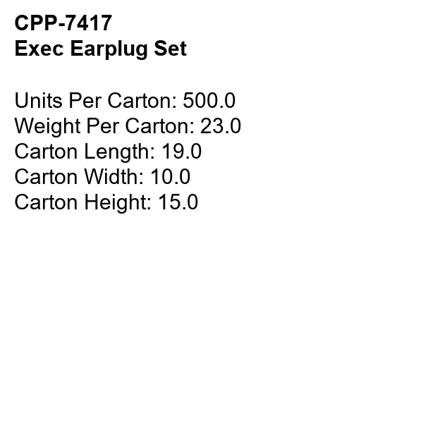 Exec Earplug Set 3