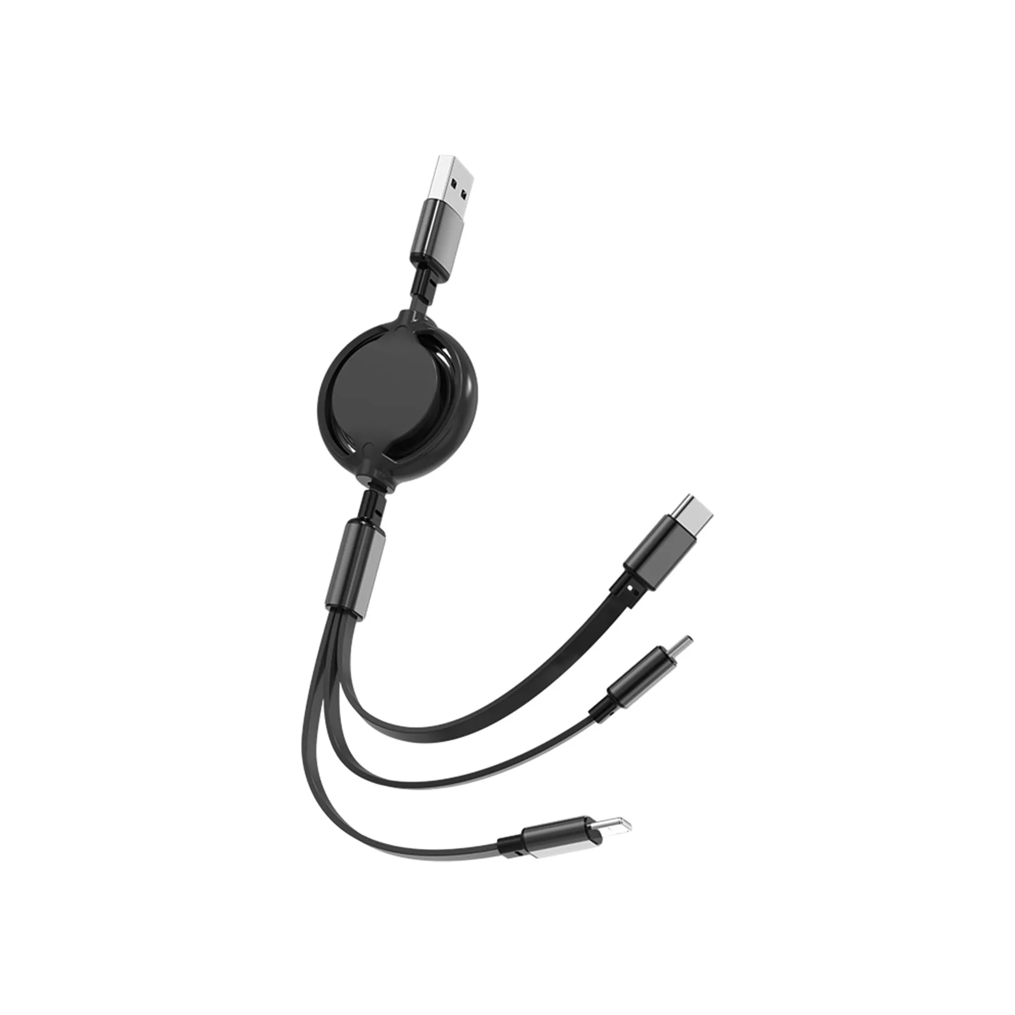 Portable USB 1 for 3 Telescopic Charging Cable 6