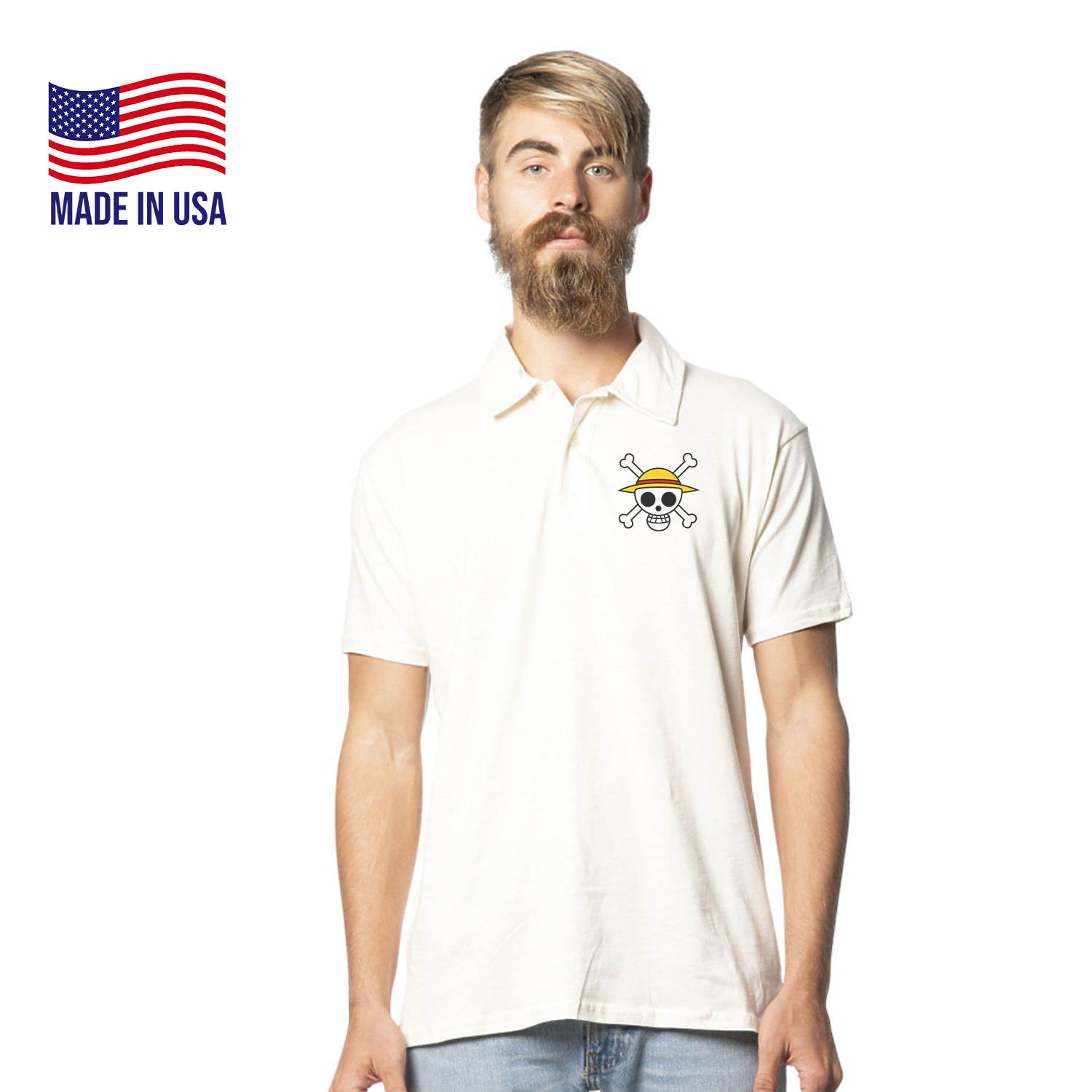 Unisex USA Made Organic Polo Shirt 2
