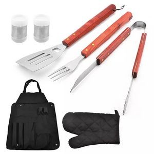 7 Piece Bbq Apron Set 3