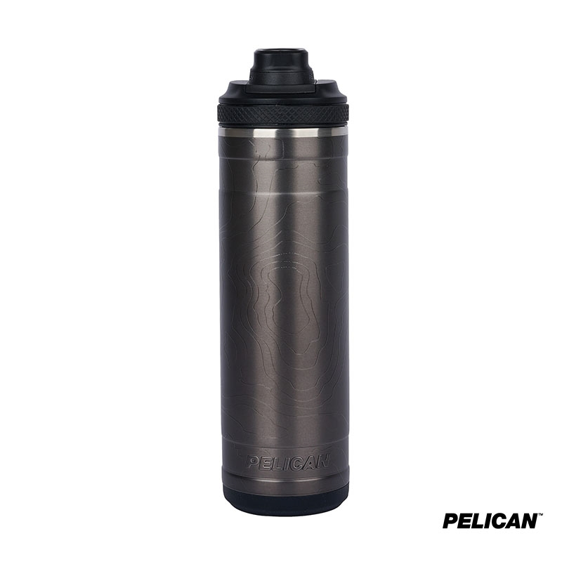 Pelican Pacific™ Chug 26 oz. Topographical Recycled Double Wall Stainless Steel Water Bottle 13