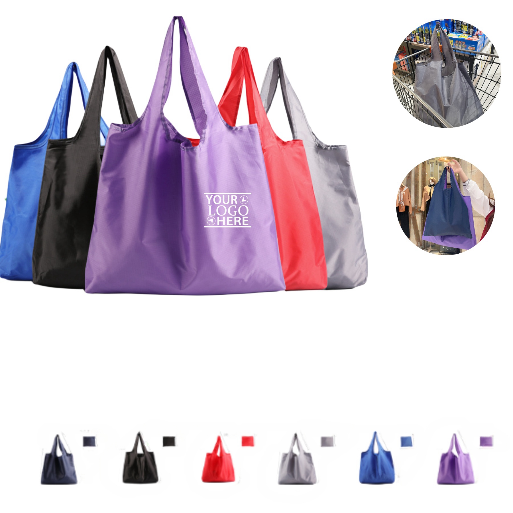 Folding Reusable Grocery Bags 3