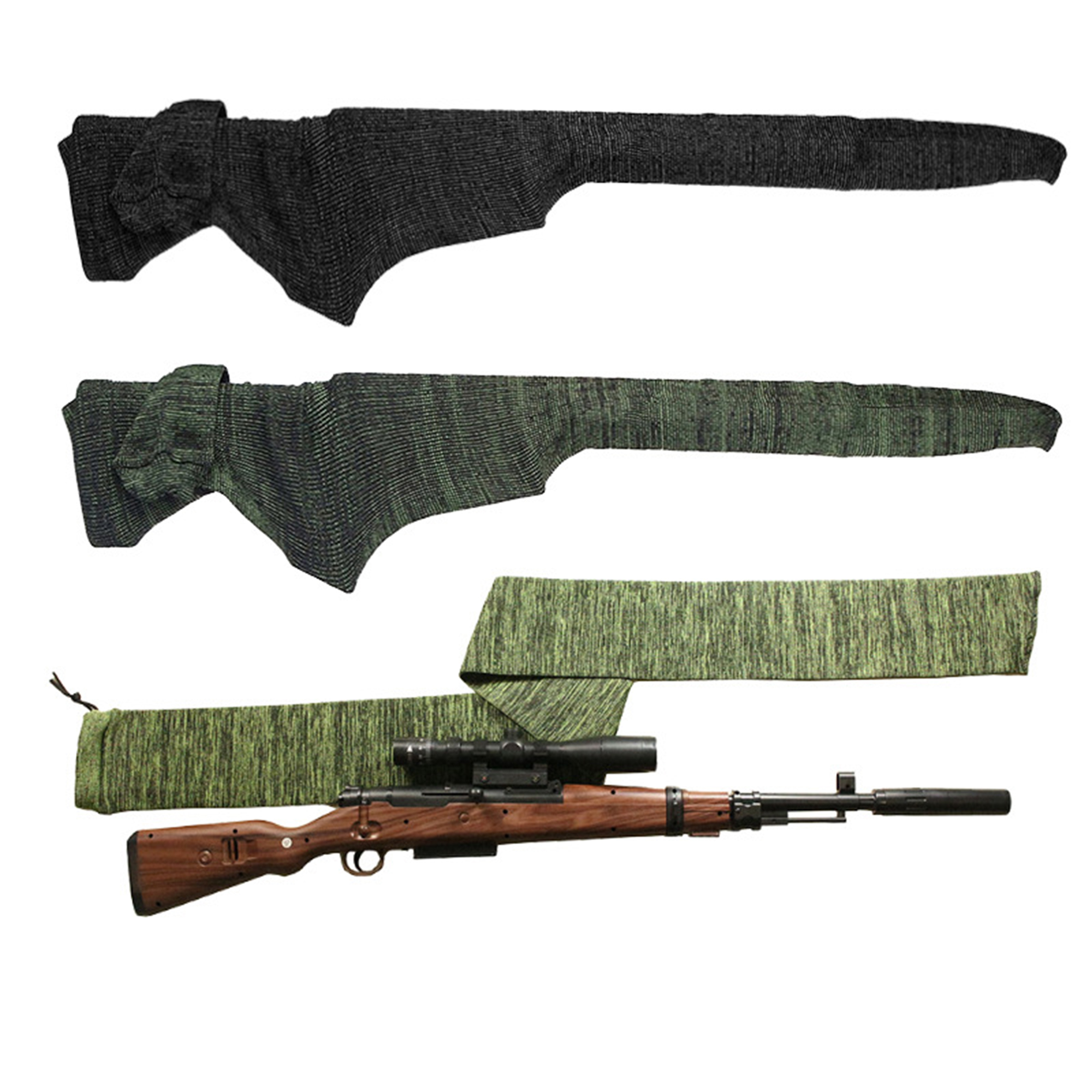 Polyester Dustproof Outdoor Knitted Hunting Rifle Holster 3