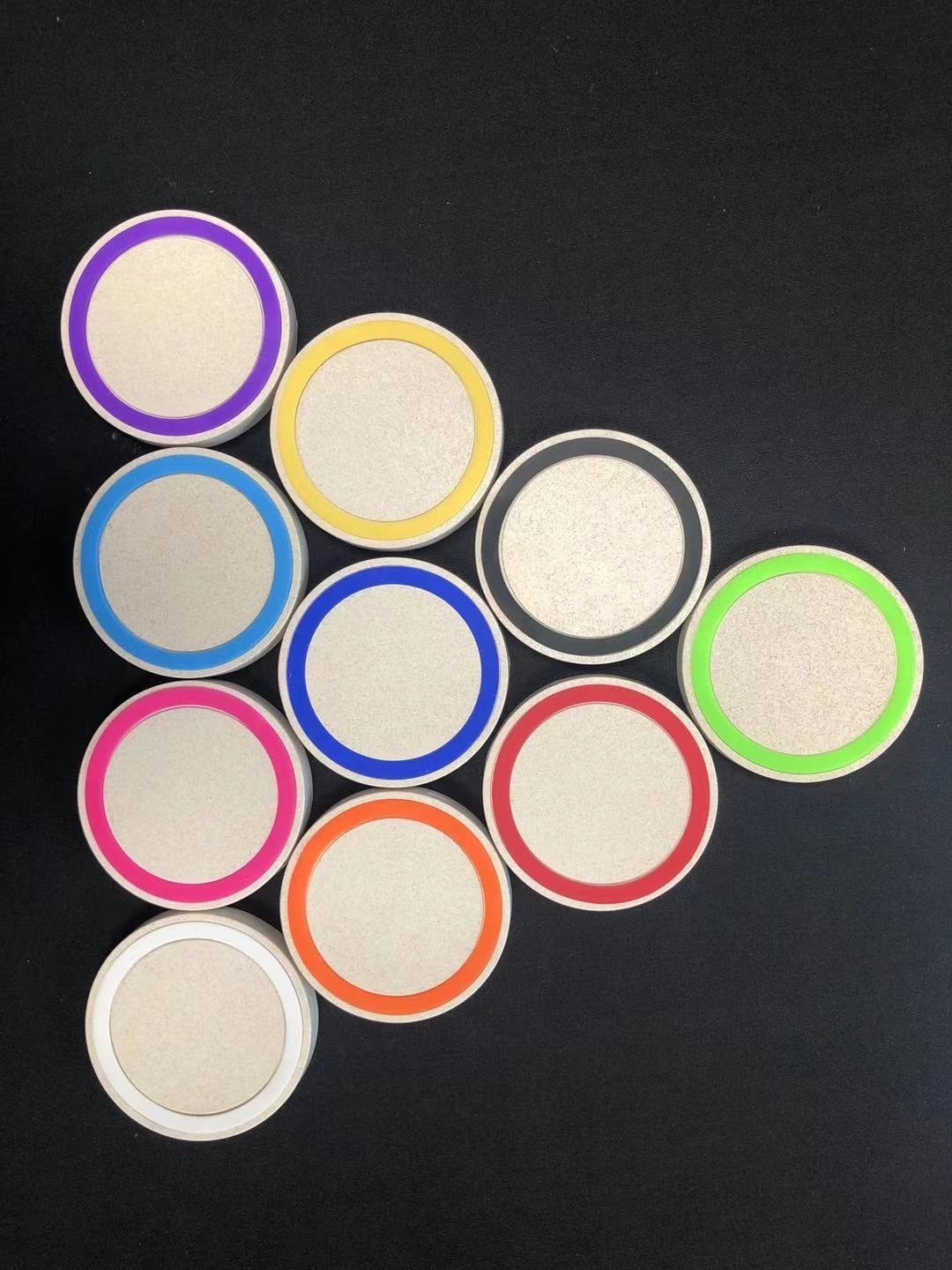 10W Wheat Straw Wireless Charging Pad Eco Friend 5