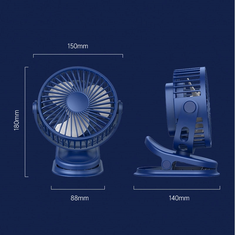 USB Desk Clip Fan 2