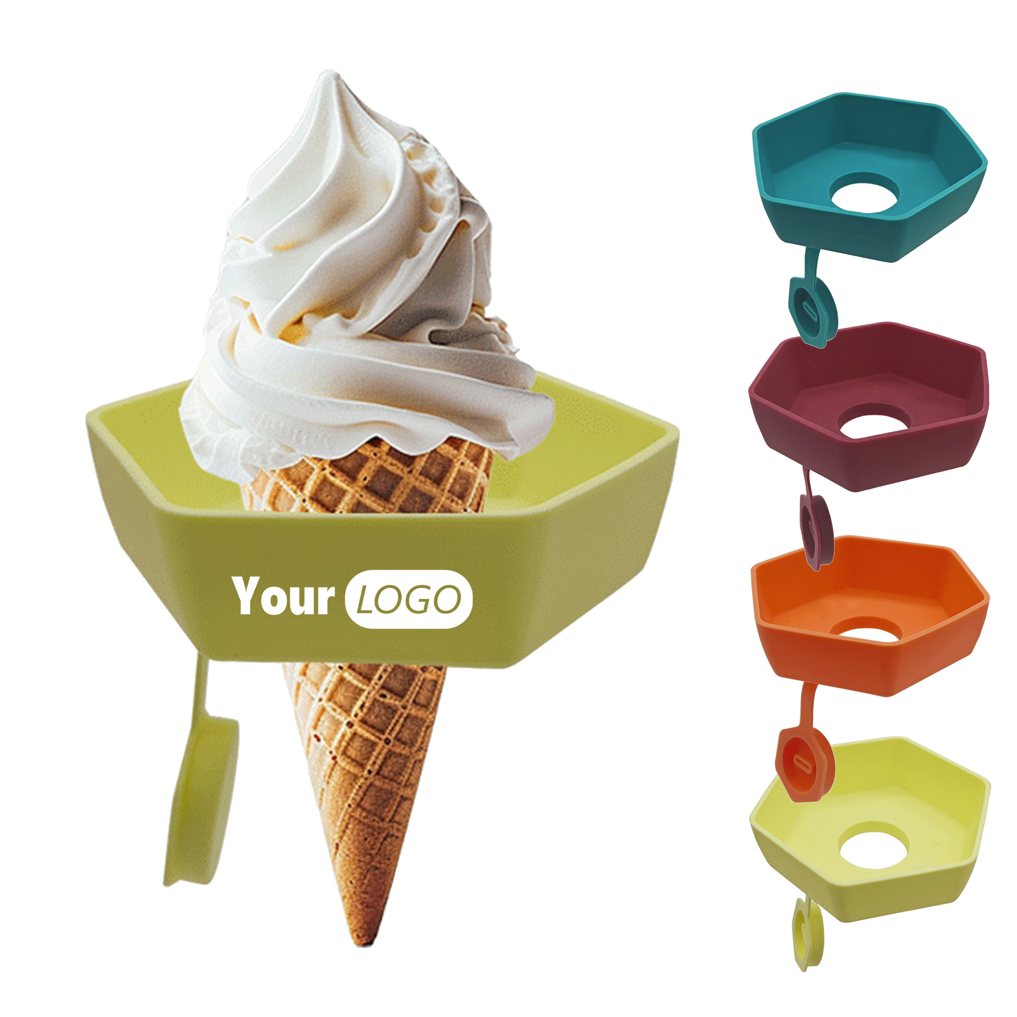 Silicone Ice Cream Cone Holder 6