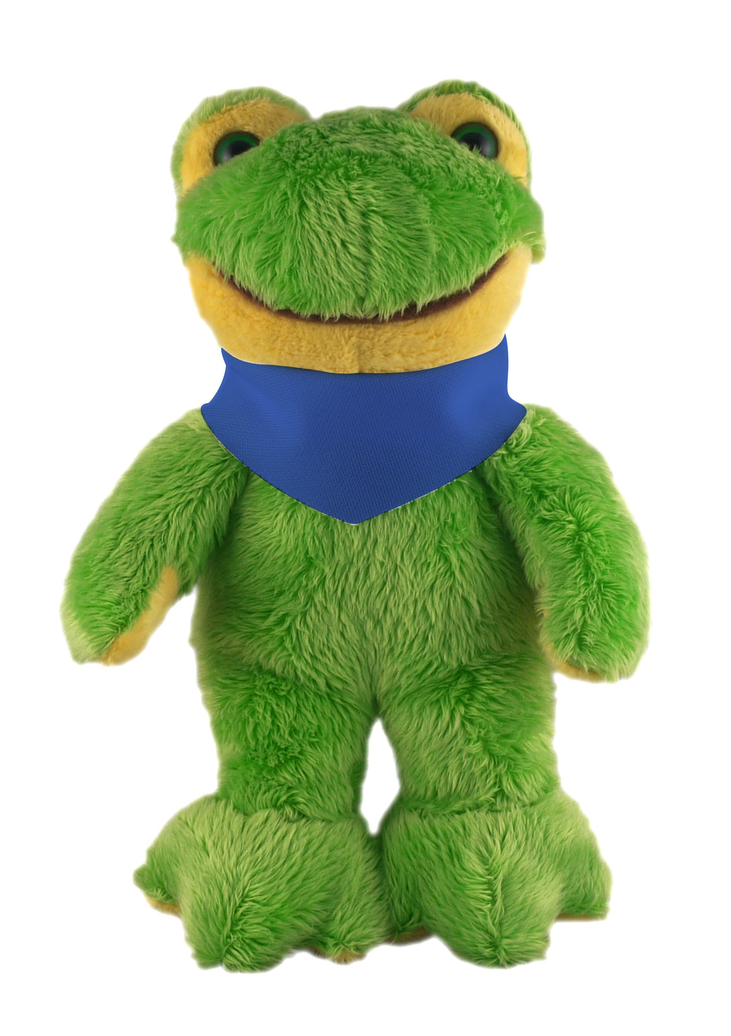 Soft Plush Stuffed Frog with Bandana 2
