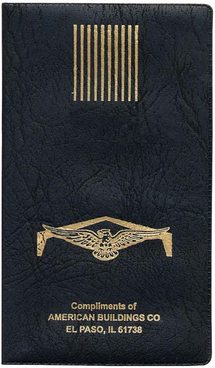Executive Vinyl Monthly Pocket Planner 12