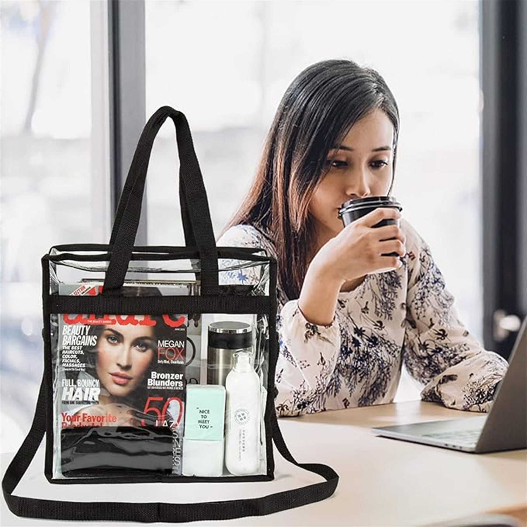 Clear Bag With Shoulder Strap 6