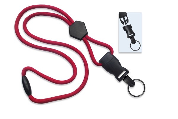 1/4" Lanyard with Diamond Slider & DTach Split Ring 4