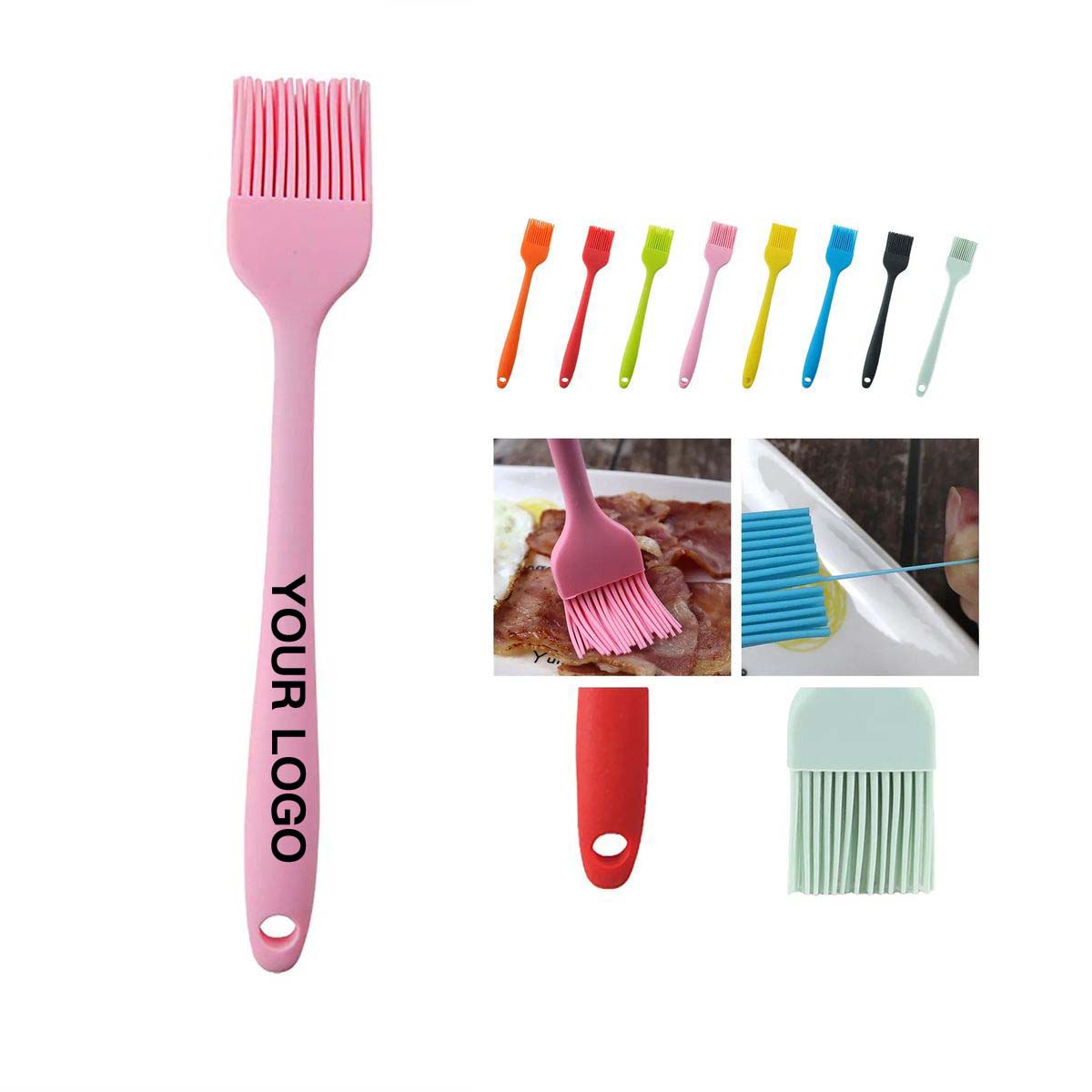 Heat Resistant Silicone BBQ Brush for Cooking and Baking 5