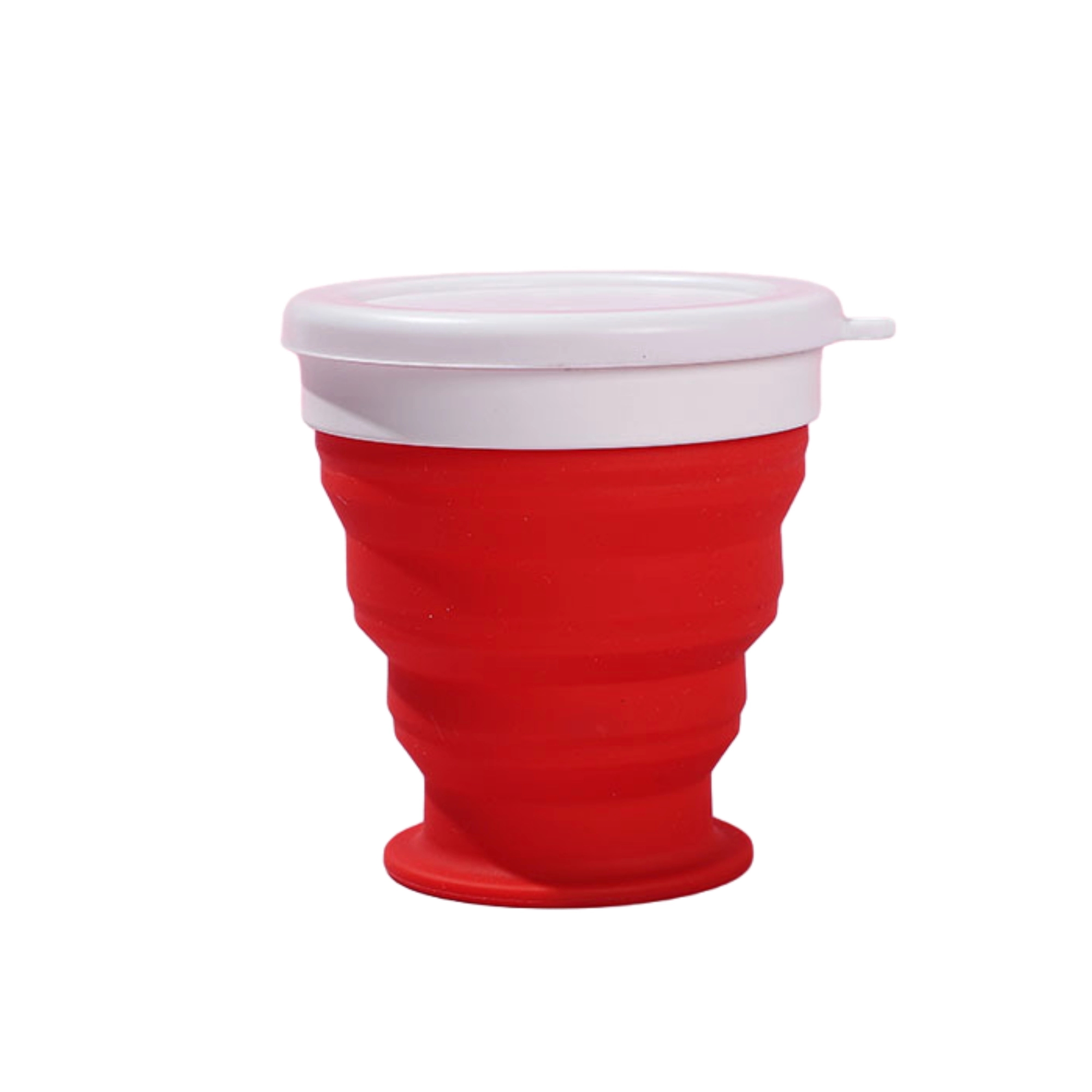 Silicone Folding Camping Cup with Lids 5